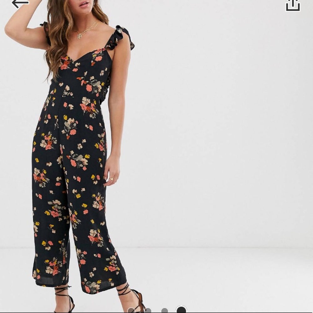 NWT Floral Jumpsuit